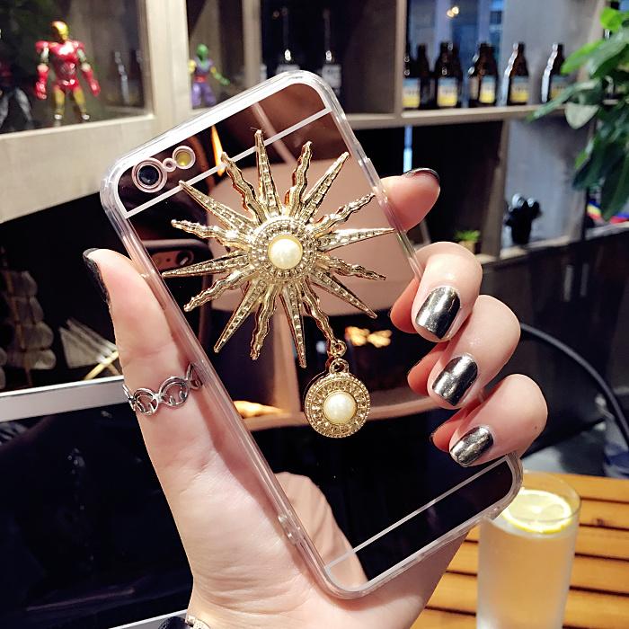 太阳女神iphone6手机壳苹果6plus保护套6s全包软胶镜面5.5寸外壳