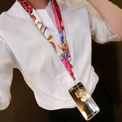 个性创意韩国丝带手机壳小米max硅胶镜面6.44寸全包软边挂绳女潮