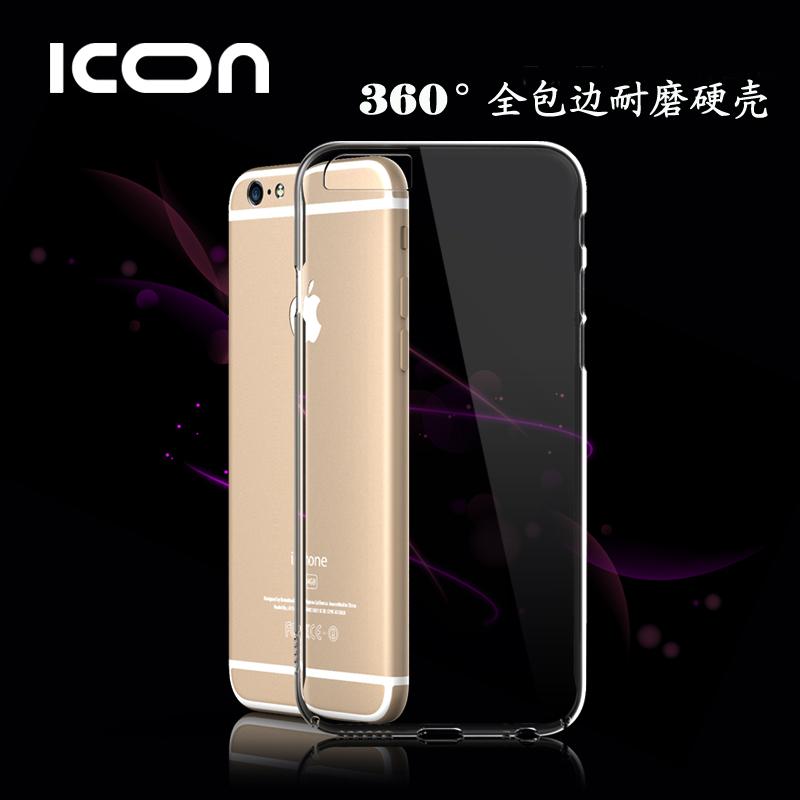 ICON透明iPhone6s全包手机壳iPhone6硬壳苹果6plus来电闪保护套