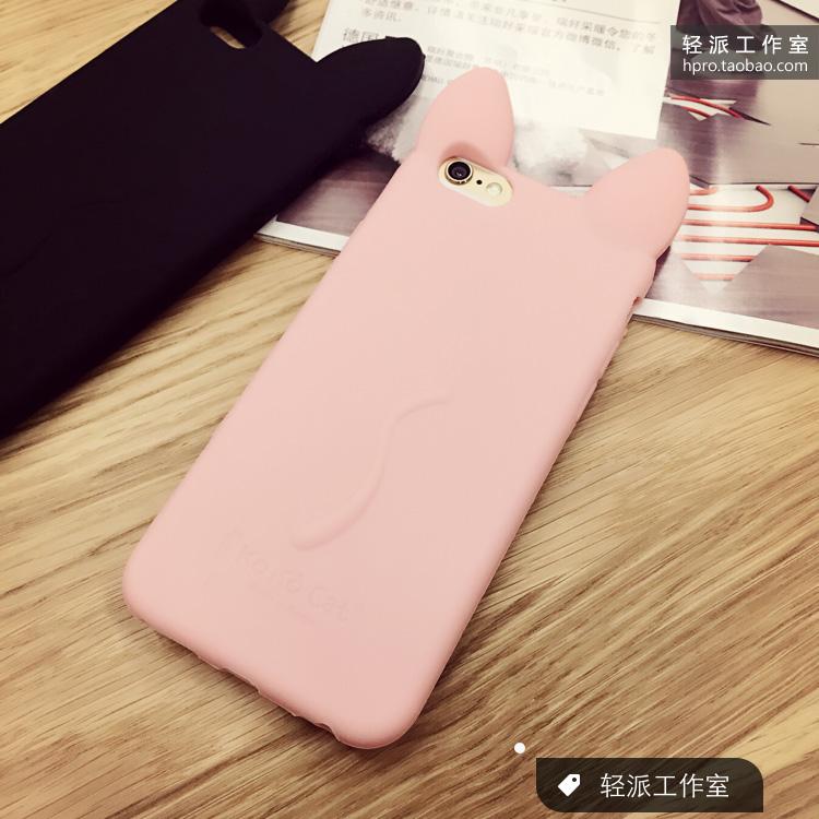 koko猫咪可爱 iPhone6S/plus手机壳4.7苹果7创意硅胶套5SE女款软