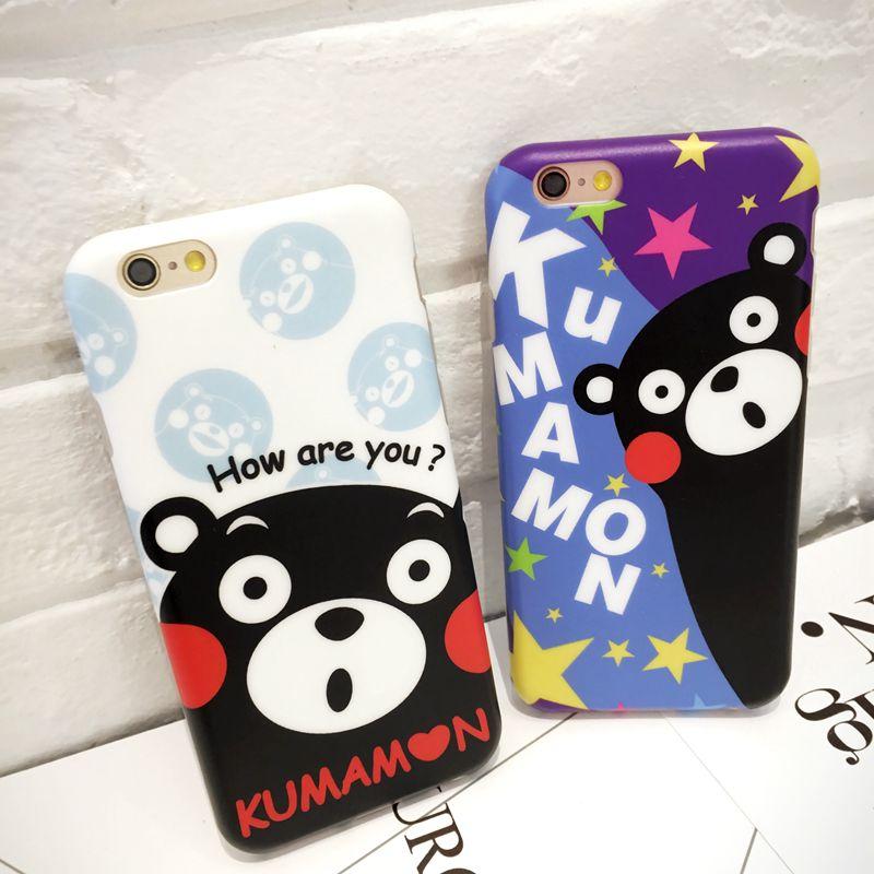 Kumamon熊本熊iPhone6/6s手机壳苹果6plus卡通磨砂保护壳日本萌