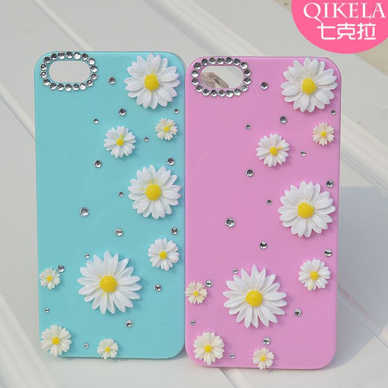 OPPO R3手机壳U3 R5手机套 r7007彩色雏菊 保护壳R8207 水钻女潮